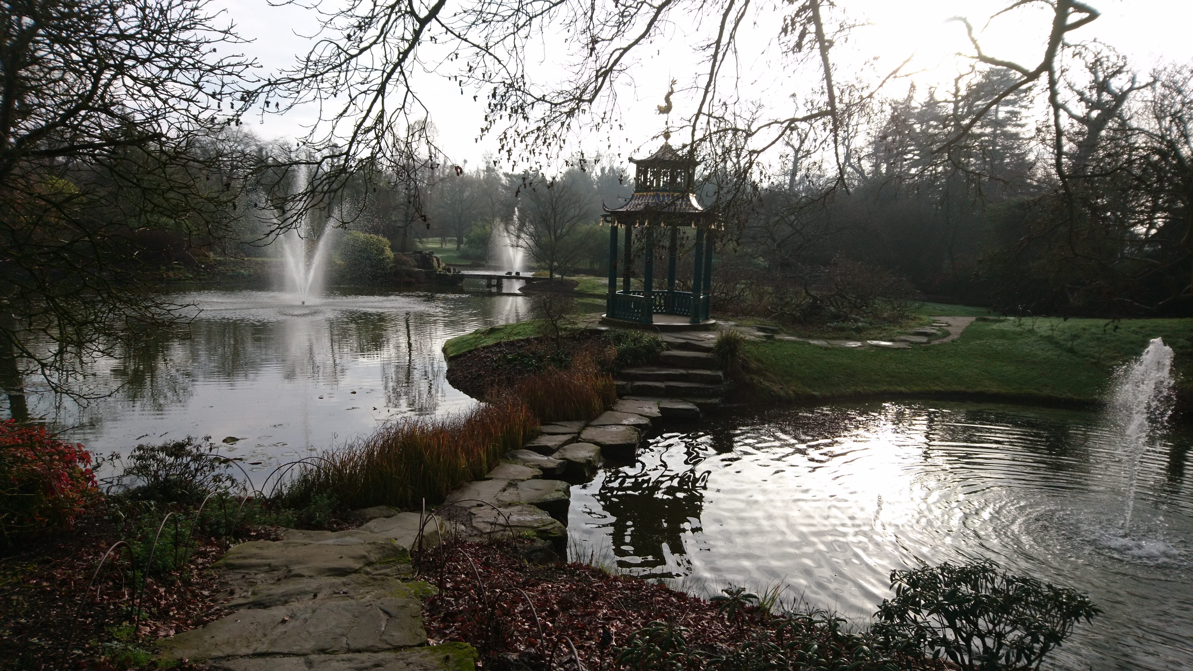 The water garden at Cliveden