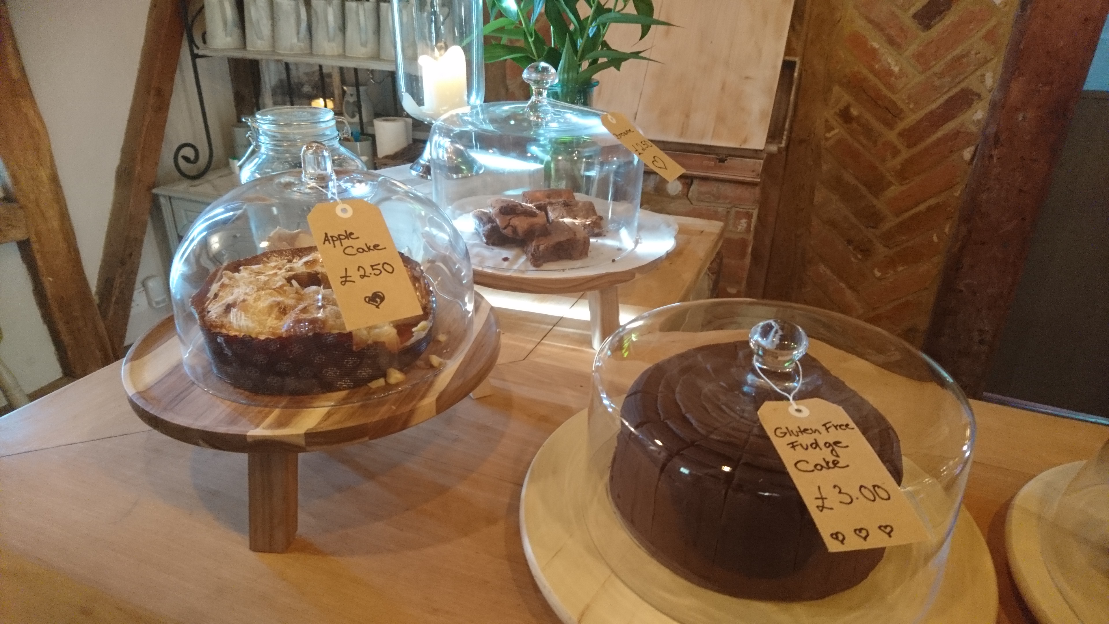 The cakes at the barn in Hulcott