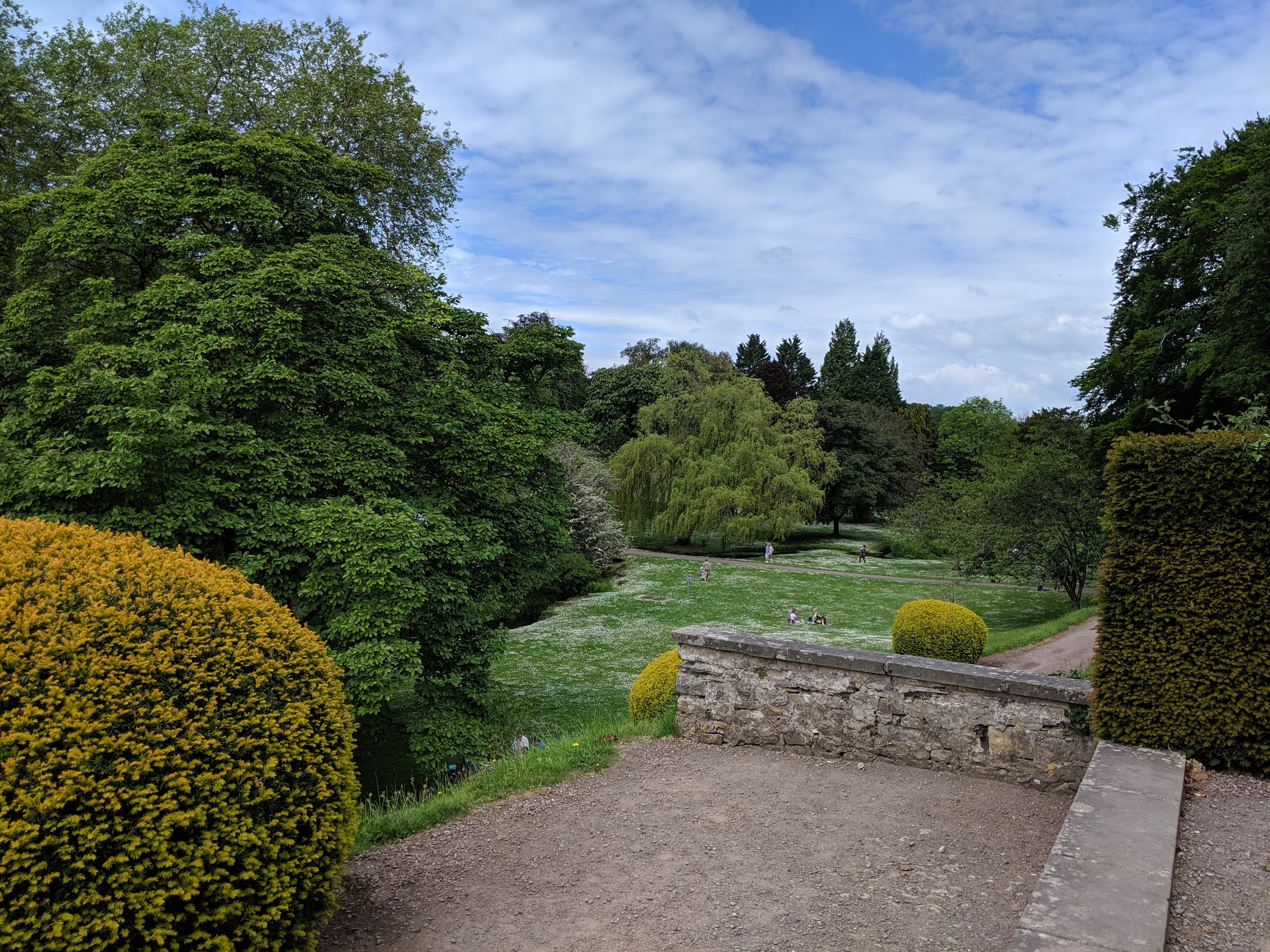 The beautiful gardens at St Fagan's