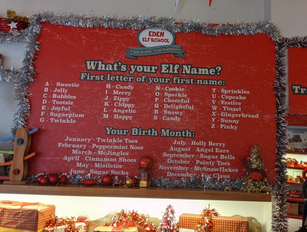 Elf School at the Eden Centre | Free Time with the Kids