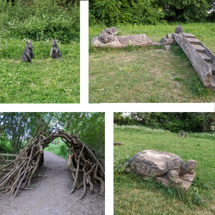 Natural Play area | Free Time with the Kids