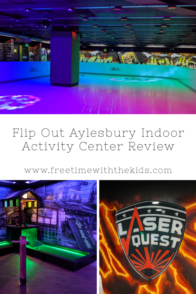 Flip Out Aylesbury Review | ninja tag, crazy golf, laser quest, soft play, ice rink | Indoor activity centre | Review by Free Time with the Kids