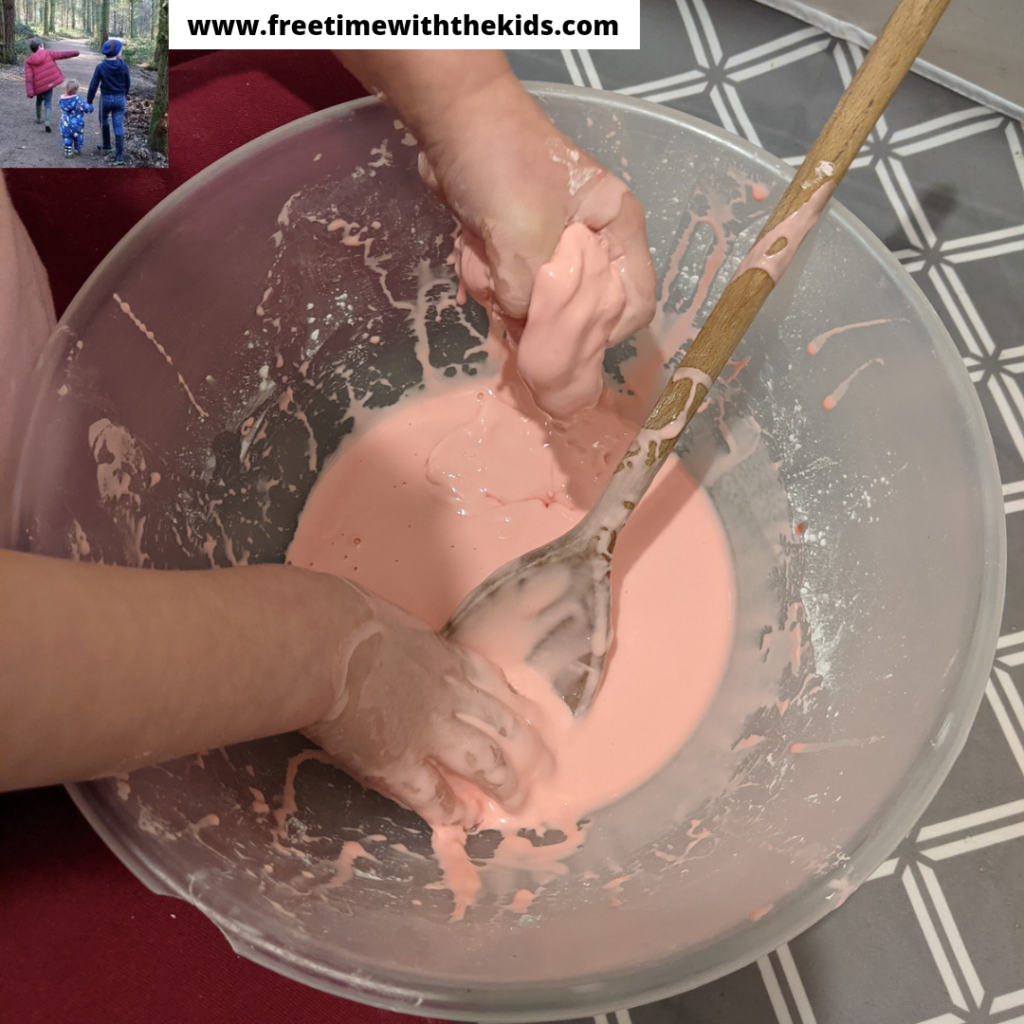 Oobleck recipe | Free Time with the Kids | Non-Newtonian fluids