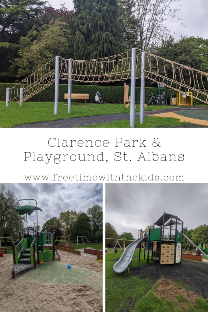 Clarence Park & playground in St Albans, Hertfordshire | Review by Free Time with the Kids | Free things to do with children in Herts