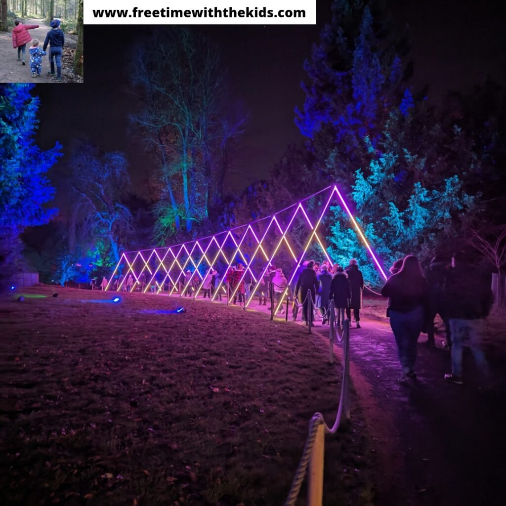 Waddesdon Manor Christmas light trail review, Buckinghamshire | Christmas Market | Review by Free Time with the Kids
