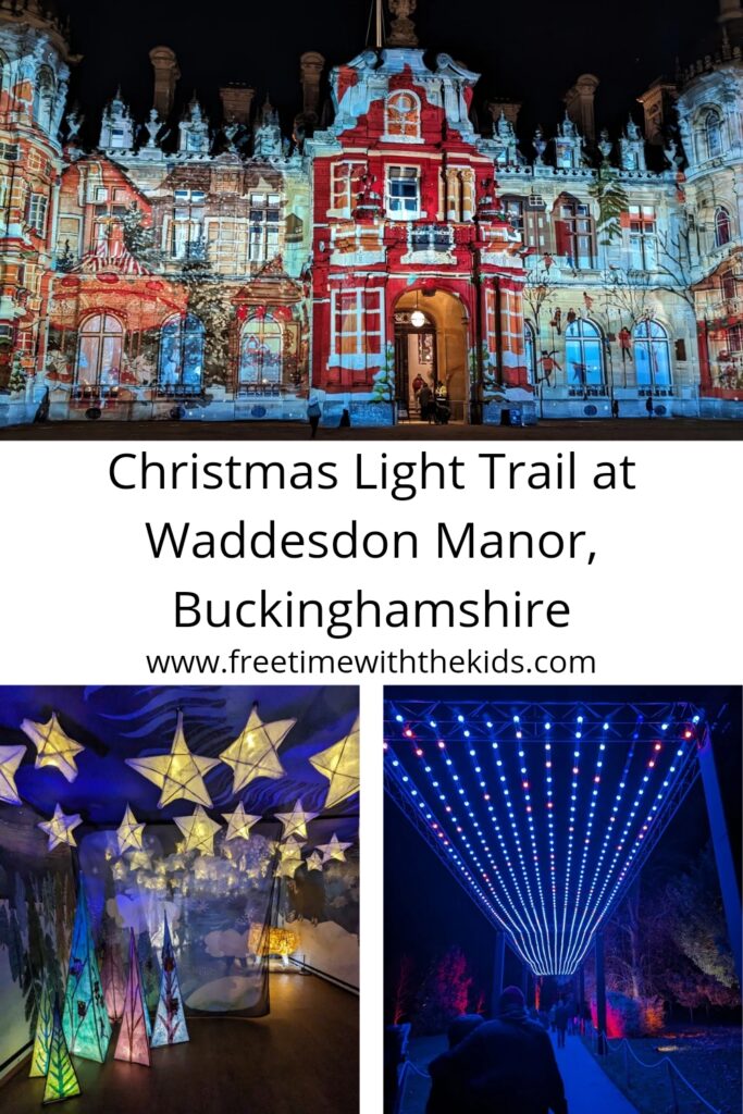 Waddesdon Manor Christmas light trail review, Buckinghamshire | Christmas Market | Review by Free Time with the Kids