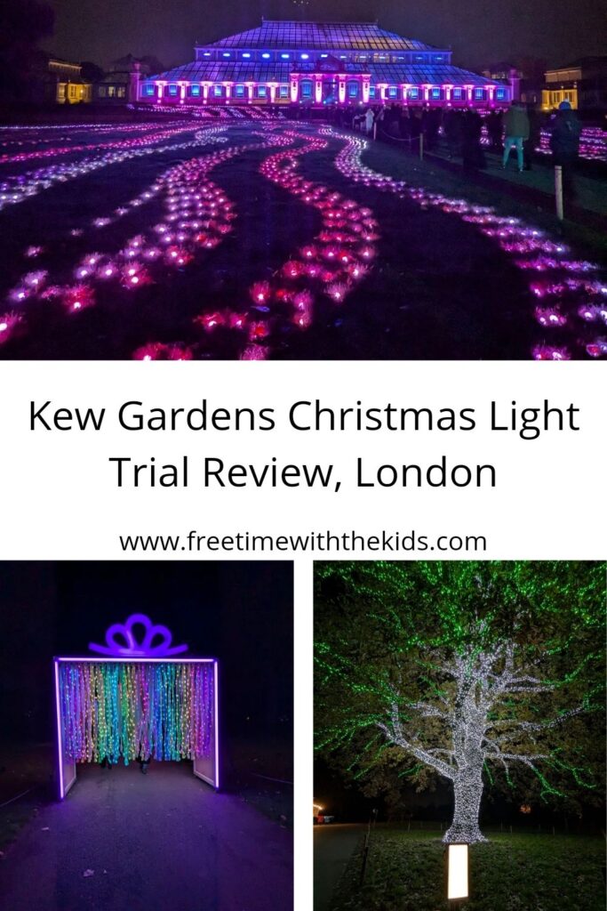 Kew Gardens Christmas Trail Review | Review by Free Time with the Kids | Family friendly days out in London